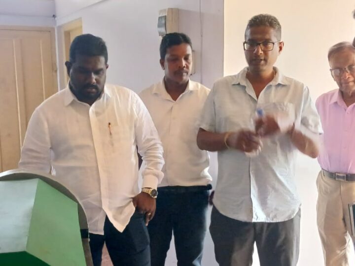 பனை சார் தொழில் துறைக்கான இயந்திரங்கள் உருவாக்கும் நிறுவனத்தில் பிரதியமைச்சர்..!