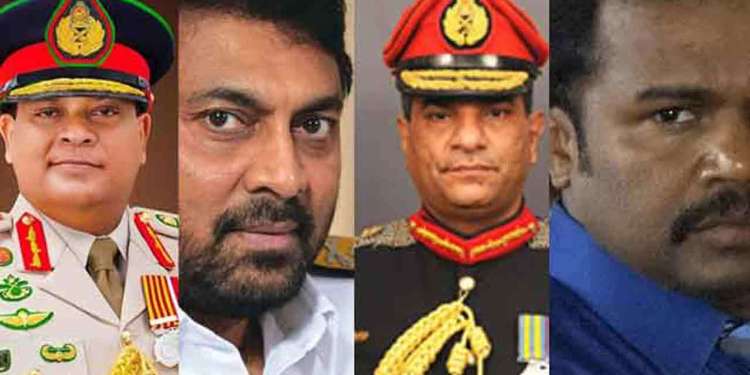 முன்னாள் இராணுவத் தளபதி உட்பட நால்வருக்கு பயணத்தடை!