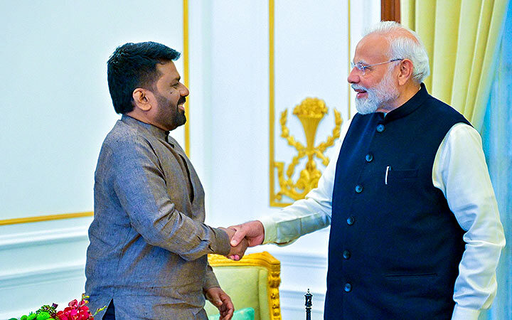 இந்தியப் பிரதமர் இலங்கைக்கு விஜயம்