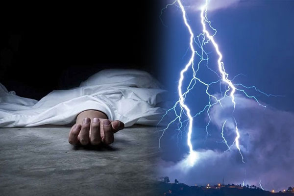 மின்னல் தாக்கி விவசாயி பலி