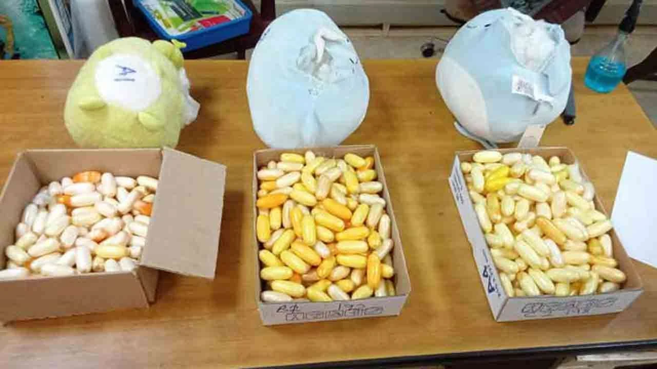 மூன்று டெடி பியர்  பொம்மைகளுக்குள் போதைப்பொருள்