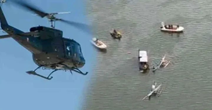 ஹெலிகொப்டர் விபத்தில் 5பேர் பலி