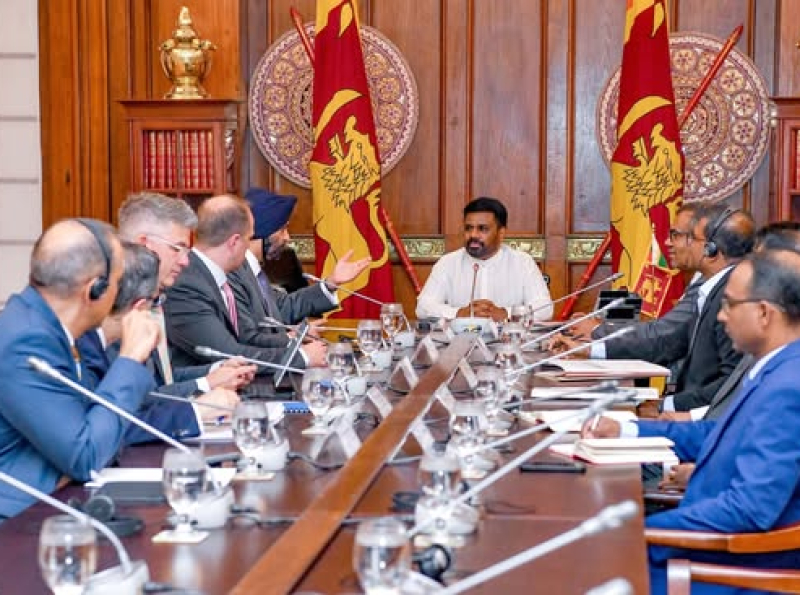 உலக வங்கியின் தலைவர் ஜனாதிபதியை சந்தித்தார்