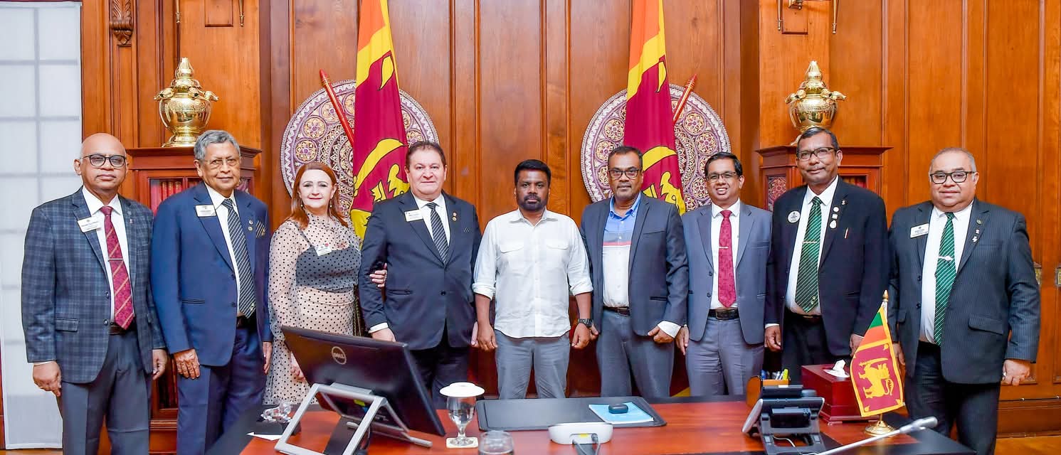 ஜனாதிபதிக்கும் சர்வதேச லயன்ஸ் கழகத் தலைவருக்கும் இடையில் சந்திப்பு