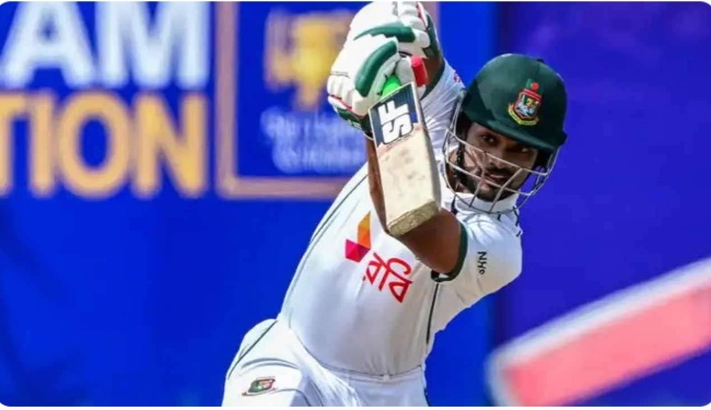 பங்களாதேஷ் டெஸ்ட் அணித்தலைவர் பதவியில் இருந்து ஷன்டோ விலகல்