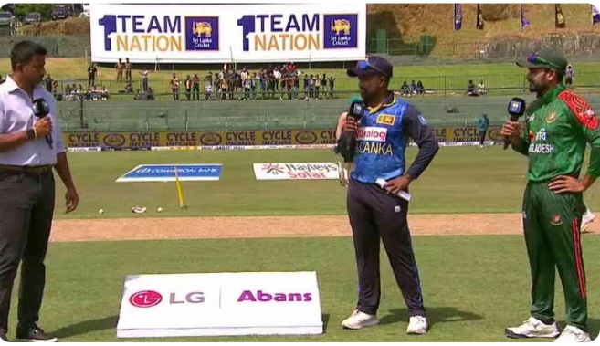 நாணய சுழற்சியில் இலங்கை அணி வெற்றி