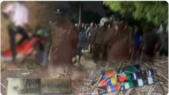 வவுனியாவில் பொலிஸாருக்காக எதிராக போராட்டத்தில் ஈடுபட்ட மக்கள்