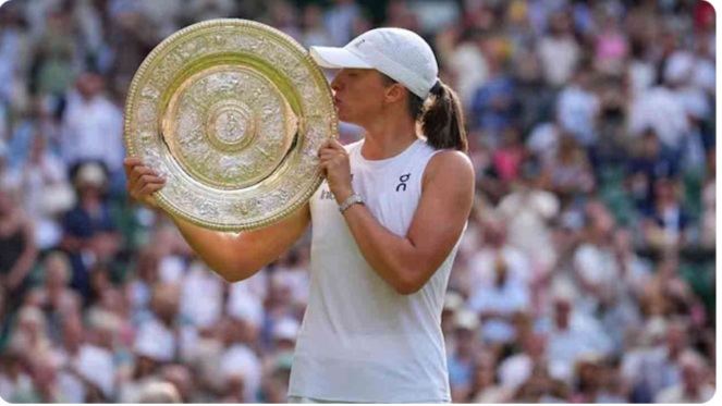 விம்பிள்டன் டென்னிஸ்: முதல் முறையாக செம்பியன் பட்டம் வென்ற ஸ்வியாடெக்!