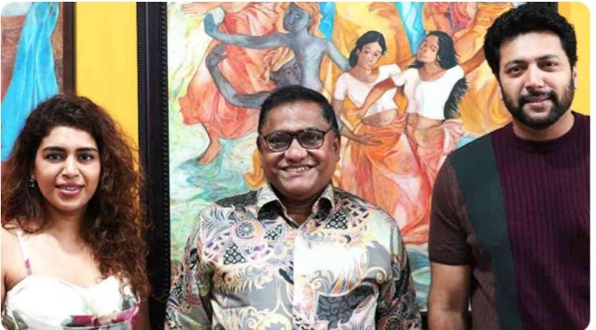 நடிகர் ரவி மோகன் , பாடகி கெனிஷாவை சந்தித்த அமைச்சர் விஜித!