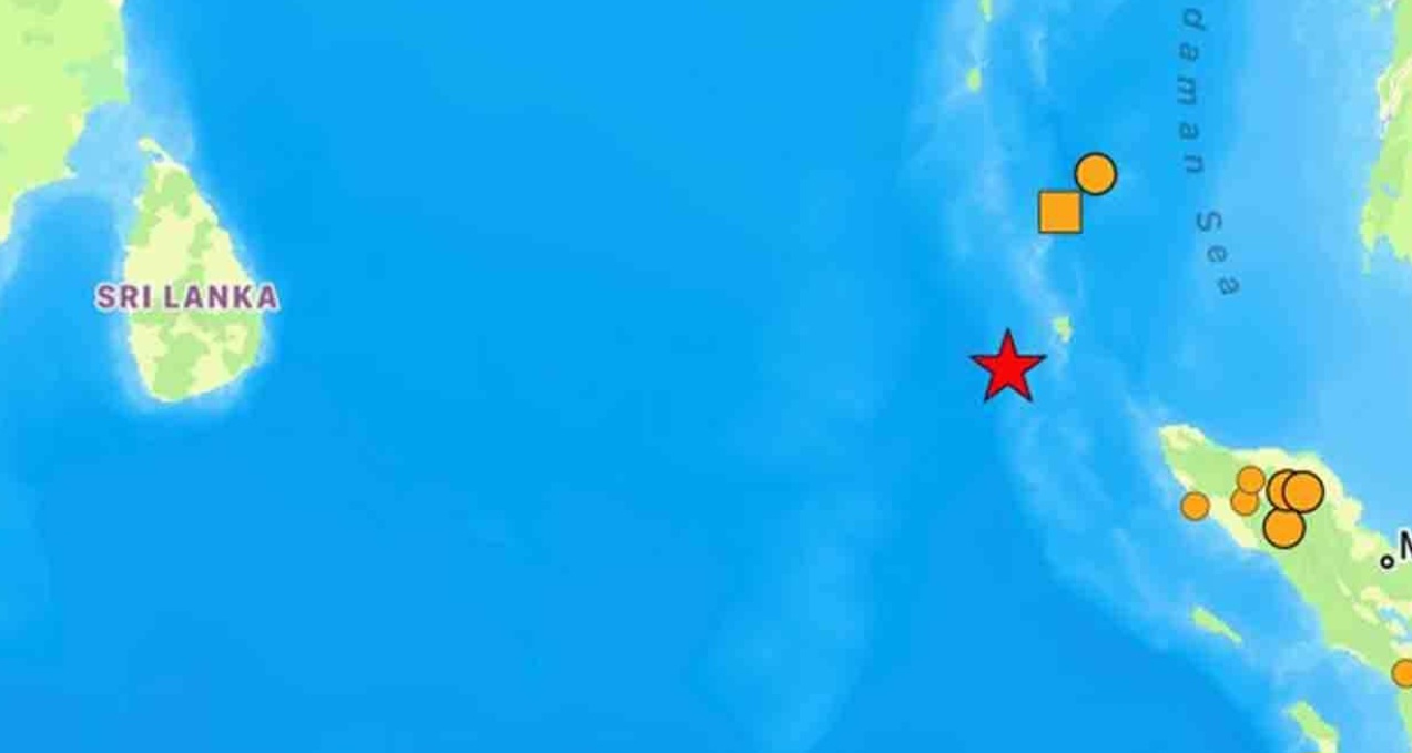 வங்கக்கடலில்  நிலநடுக்கம்