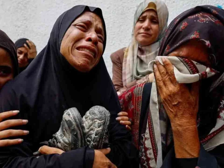 காசாவில் பாலஸ்தீனர்களுக்கு எதிராக இஸ்ரேல் இனப்படுகொலை