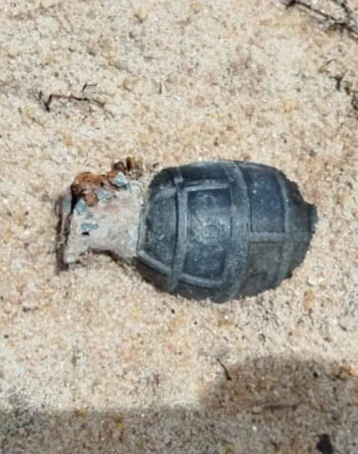 கைவிடப்பட்ட கைக்குண்டு மீட்பு