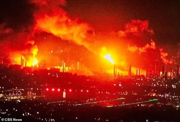 லொஸ் ஏஞ்சல்ஸ் எண்ணெய் சுத்திகரிப்பு நிலையத்தில் பாரிய தீ