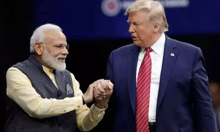 டிரம்பின் முயற்சிக்குப் பிரதமர் மோடி பாராட்டு
