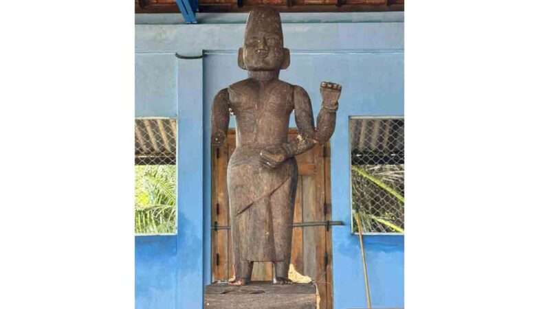 யாழ்ப்பாணம் கடற்கரையில் கரையொதுங்கிய புத்தர் சிலை