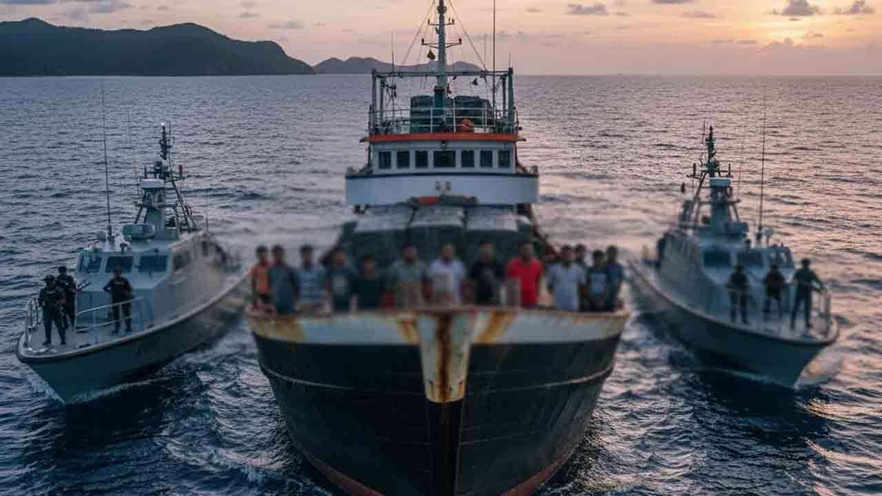 கற்பிட்டியில் போதைப்பொருள்களுடன் படகு பறிமுதல்