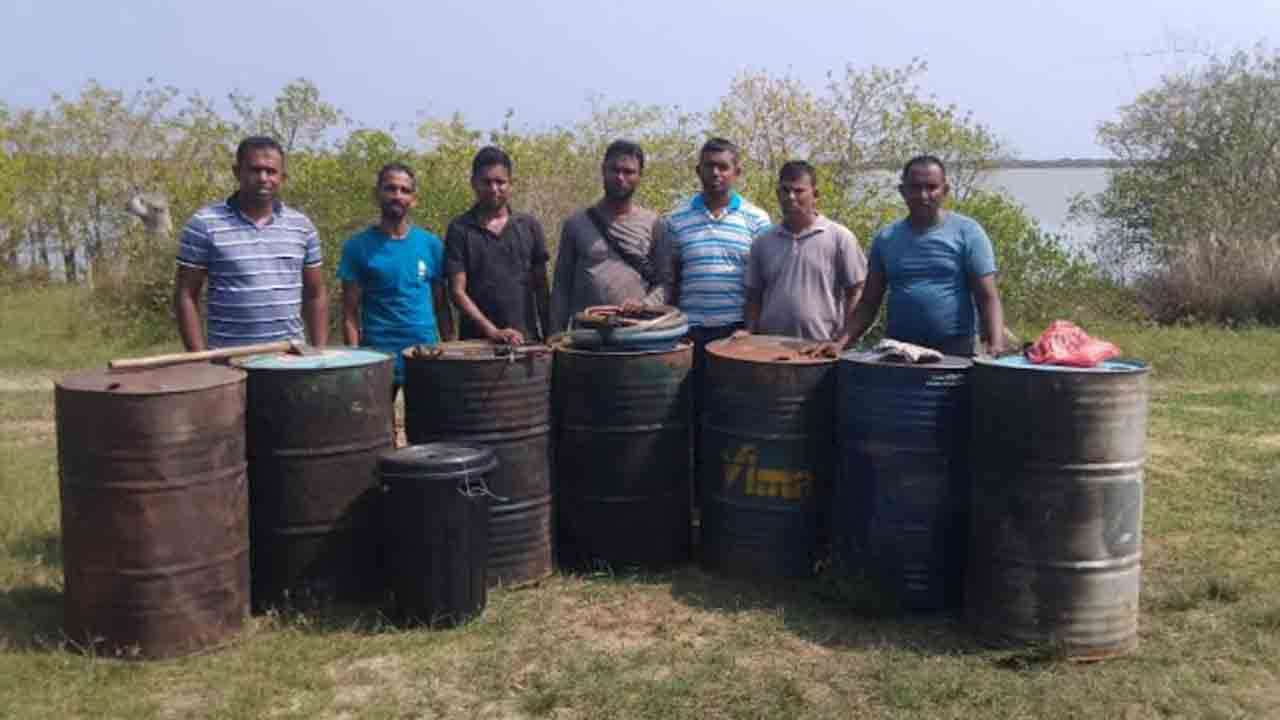 புதுக்குடியிருப்பில் கசிப்பு உற்பத்தி முறியடிப்பு