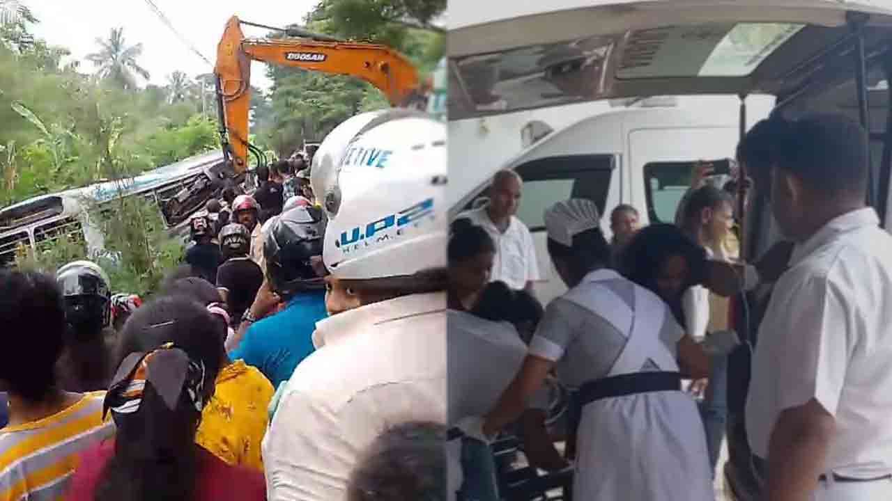 தலாவ பஸ் விபத்தில் மாணவன் பலி;    47 பேர் காயம்; மூவர் கவலைக்கிடம்