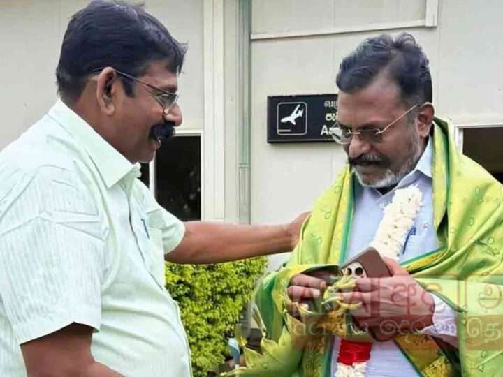 தொல் திருமாவளவன் இலங்கை வந்தார்