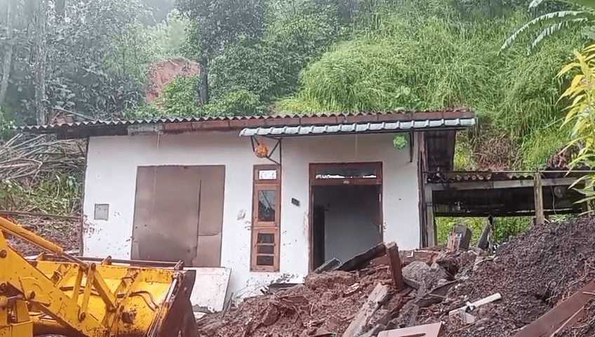 மண்சரிவில் சிக்கி ஒரே குடும்பத்தைச் சேர்ந்த மூவர் பலி