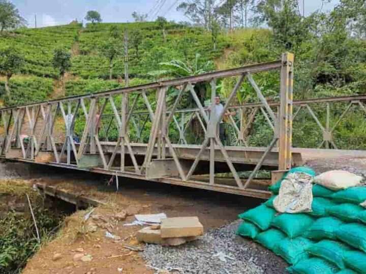 ஹட்டன் – நோர்டன்பிரிட்ஜ் வீதியில் புதிய இரும்புப் பாலம்