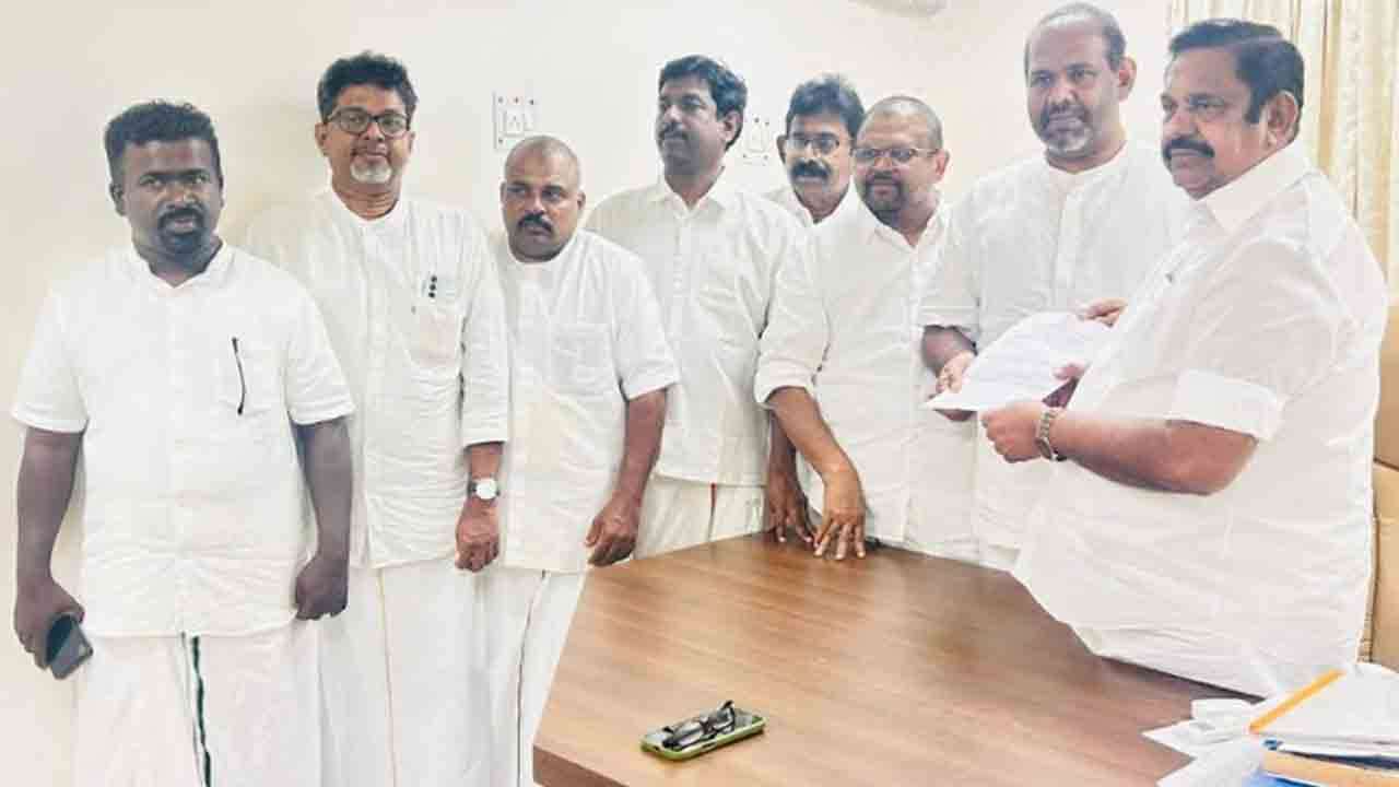 எடப்பாடி பழனிச்சாமியையும் சந்தித்த தமிழ்த் தேசிய பேரவையினர்