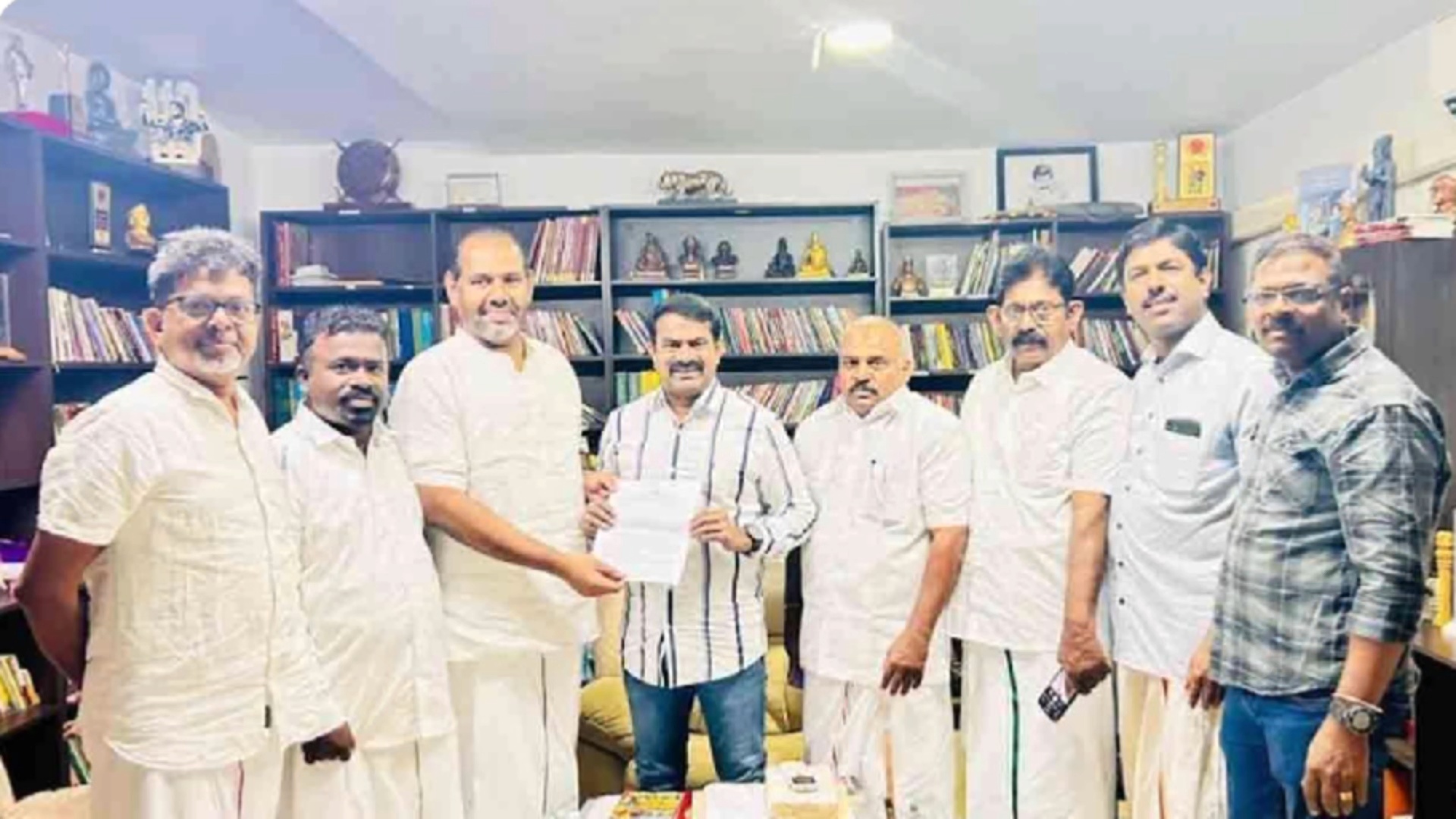 சீமானையும் சந்தித்த தமிழ்த் தேசிய பேரவையினர்