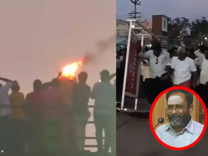 திருப்பரங்குன்றத்தில் தடுப்புகளை உடைத்துச் சென்ற இந்து முன்னணி