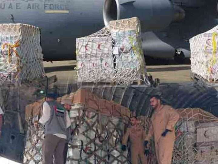 துபாயிலிருந்து நிவாரணப்பொருள் களுடன் மேலும் 2 விமானங்கள்