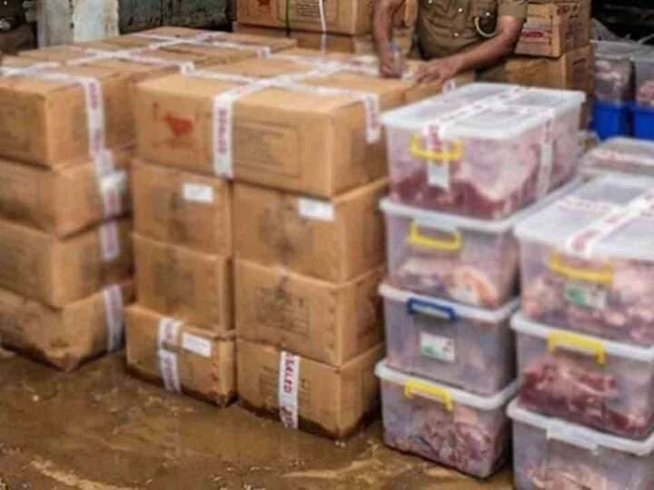 மனித பாவனைக்கு ஒவ்வாத 12,000 கிலோ இறைச்சிக்கு சீல்