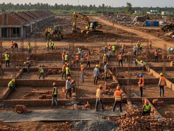 அனர்த்தத்தால் பாதிக்கப்பட்டவர்களுக்கான வீட்டு திட்டத்தை நிர்மாணிக்கும் பணிகள் இன்று