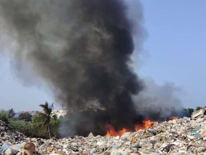 கெரவலப்பிட்டியவில் குப்பை மேடு ஒன்றில் தீப்பரவல்