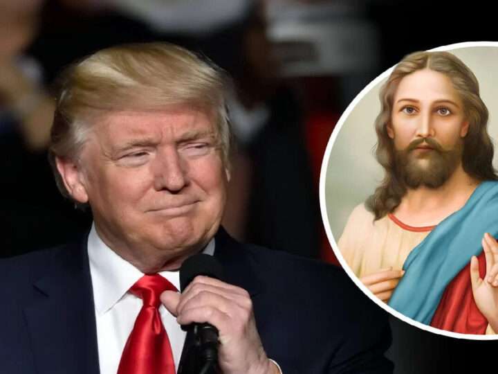 இயேசு போல் படம் பகிர்ந்து ட்ரம்ப் சர்ச்சை!