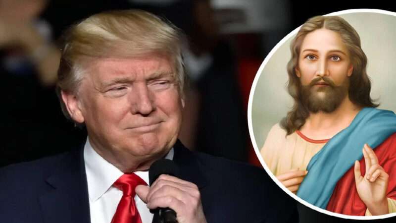 இயேசு போல் படம் பகிர்ந்து ட்ரம்ப் சர்ச்சை!