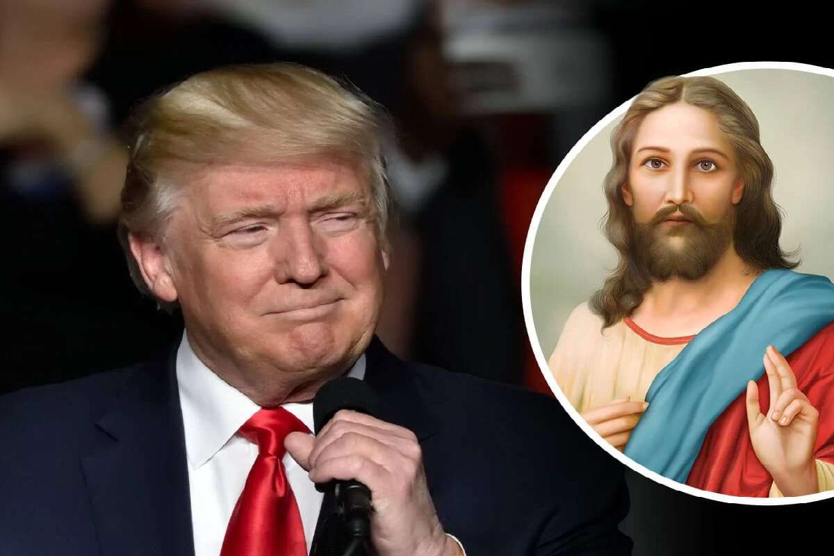 இயேசு போல் படம் பகிர்ந்து ட்ரம்ப் சர்ச்சை!