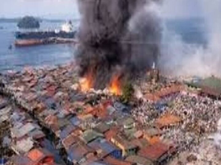 மலேசியாவில் தீ விபத்து – 200 வீடுகளுக்கு சேதம்