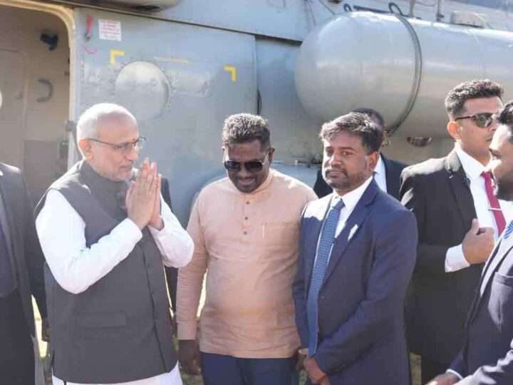 இந்திய துணை ஜனாதிபதி நுவரெலியாவுக்கு விஜயம்