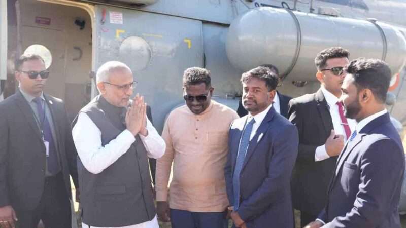 இந்திய துணை ஜனாதிபதி நுவரெலியாவுக்கு விஜயம்