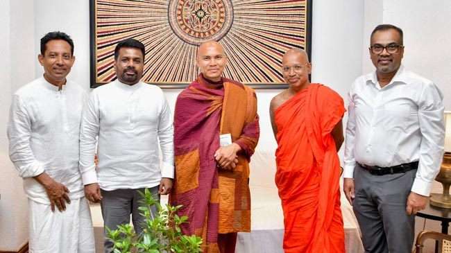 ஜனாதிபதியைச் சந்தித்த பஞ்ஞாகர தேரர்!