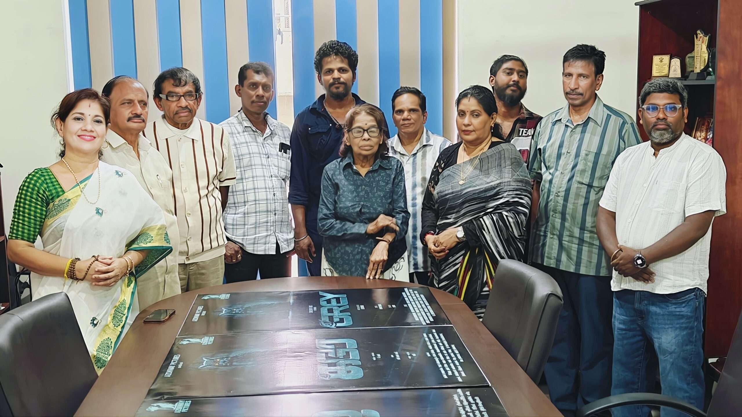 சோன்வே பிக்சர்ஸின் பிரமாண்ட படைப்பு ‘க்ரே’ திரைப்படத்தின் டைட்டில் போஸ்டர் வெளியீடு!