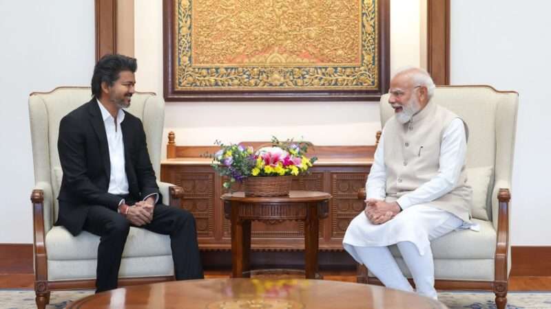 இந்திய பிரதமர் மோடியுடன் முதலமைச்சர் விஜய் சந்திப்பு!