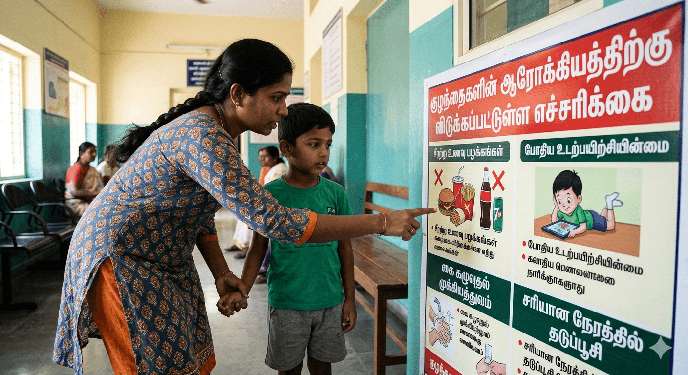 குழந்தைகளின் ஆரோக்கியத்திற்கு விடுக்கப்பட்டுள்ள எச்சரிக்கை