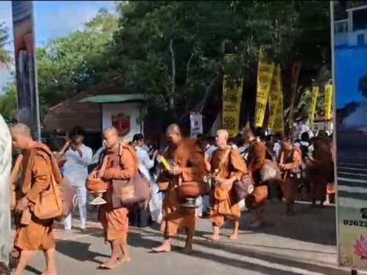 திருகோணமலையில் பக்திப் பெருக்குடன் தொடங்கிய ‘சியாம் தம்ம பாத யாத்திரை 2026