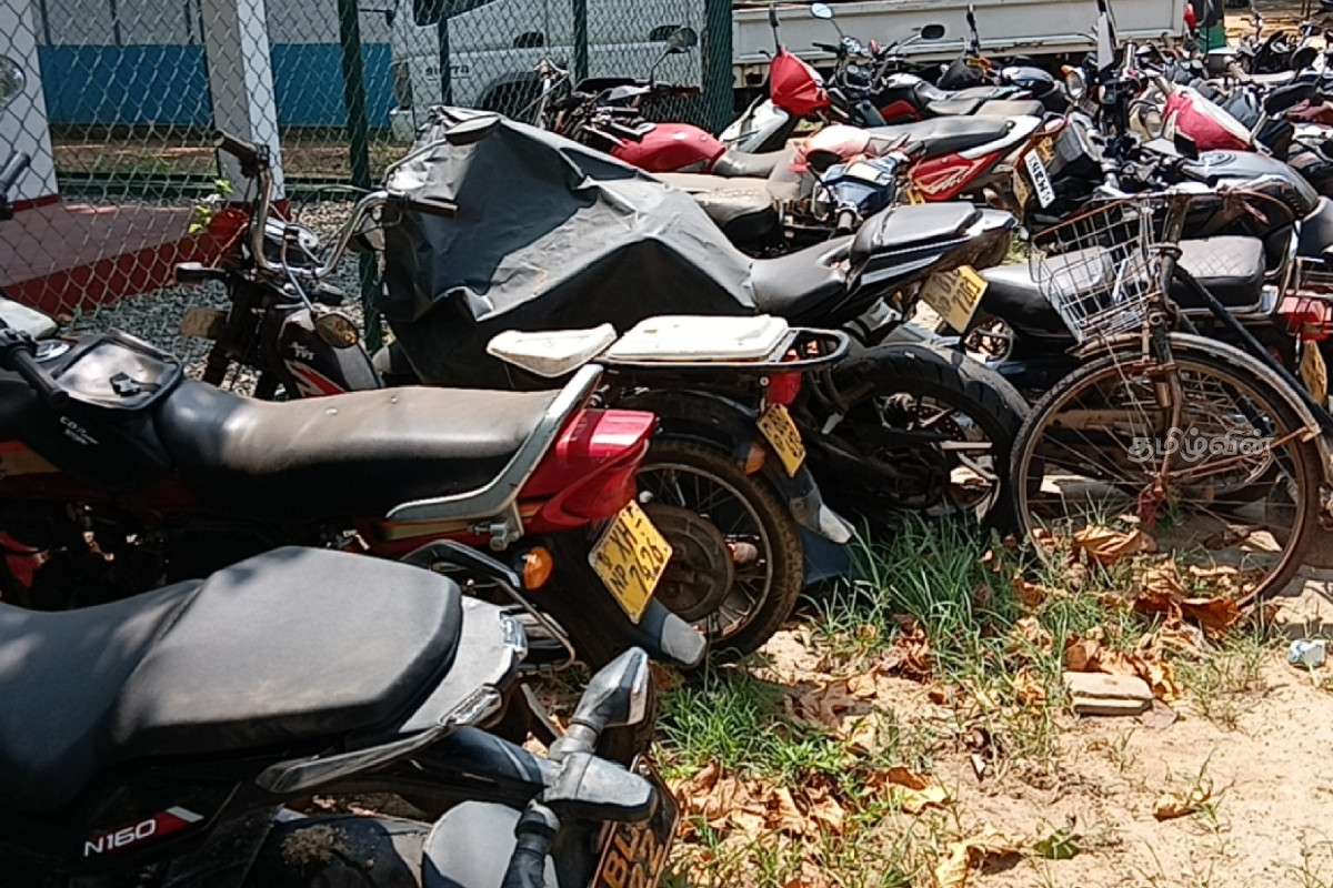 50-க்கும் மேற்பட்ட மோட்டார் சைக்கிள்கள் சுற்றிவளைப்பு