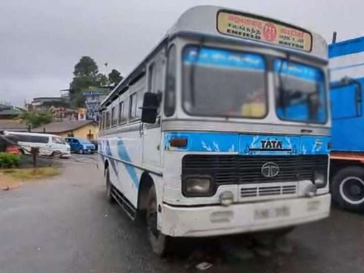 சாரதி அனுமதிப்பத்திரமின்றி பேருந்தை செலுத்திய நபர்