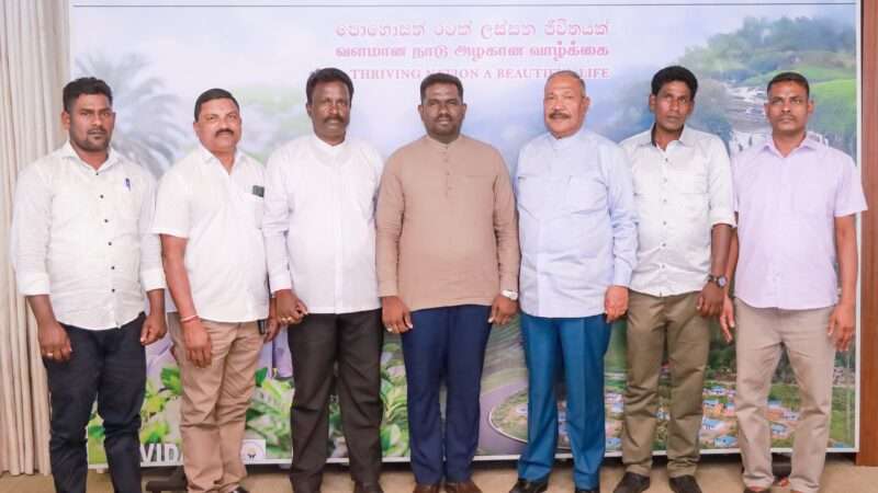 பிரதி அமைச்சர் சுந்தரலிங்கம் பிரதீப் அவர்களுடன் ராதாகிருஷ்ணன் கலந்துரையாடல்!
