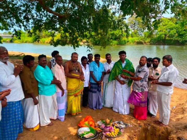 வெருகலம்பதி ஸ்ரீ சித்திரவேலாயுதர் சுவாமி ஆலய தீர்த்த படிக்கட்டு கட்டுமானப் பணிக்கு அடிக்கல் நாட்டு விழா!