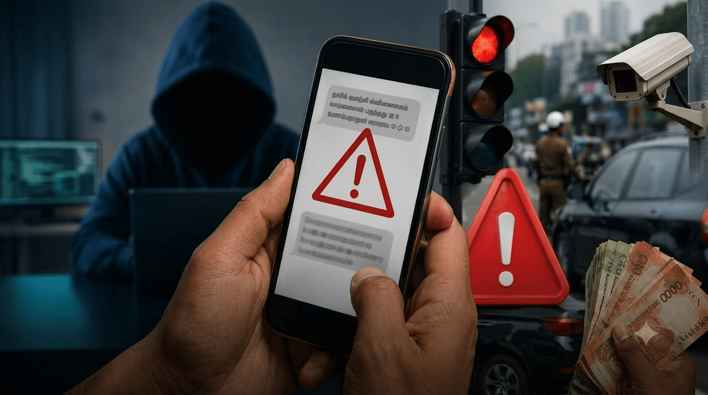 பொலிஸ் பெயரில் வரும் போலி குறுஞ்செய்தி !