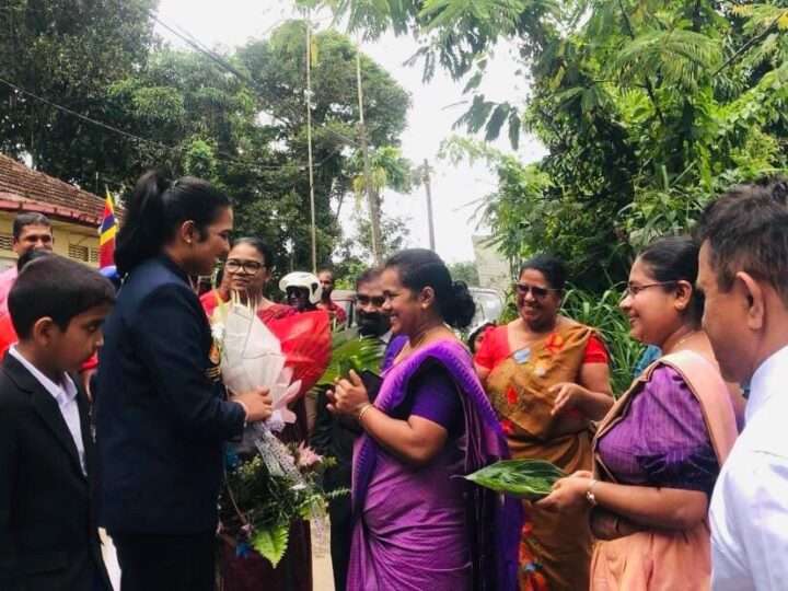 தெற்காசிய கராத்தே போட்டியில் வெண்கலப் பதக்கம் வென்ற ஹெசலி!