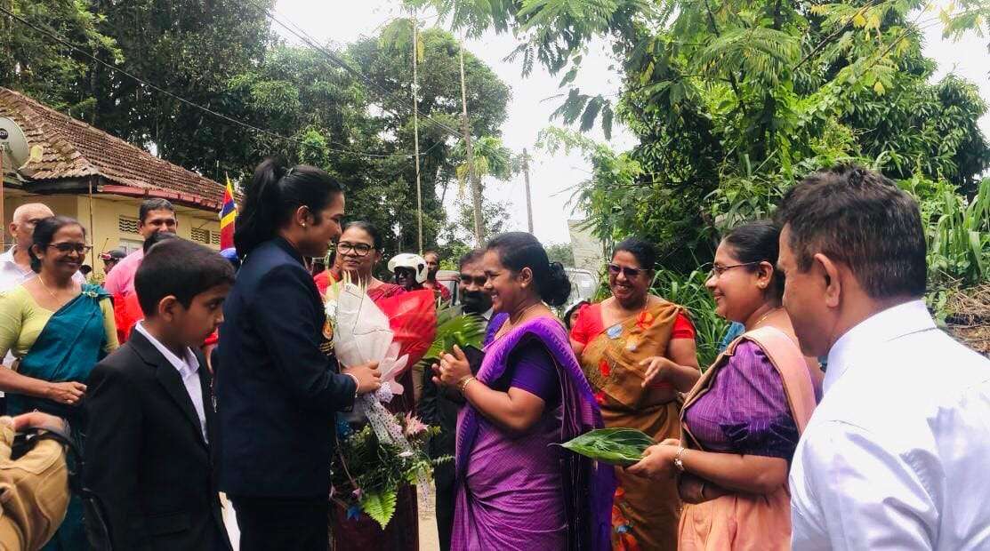 தெற்காசிய கராத்தே போட்டியில் வெண்கலப் பதக்கம் வென்ற ஹெசலி!